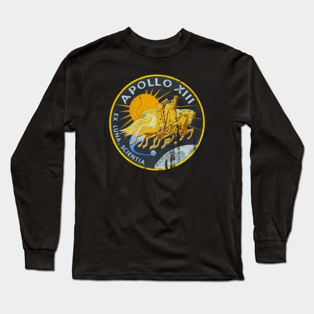 Apollo 13 Vintage Insignia Long Sleeve T-Shirt by Distant War